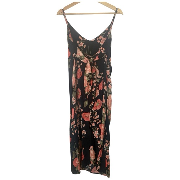 Reformation Floral Dress - Black and Pink - Picture 3 of 6